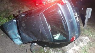 Nogoyá: Un hombre murió al volcar su vehículo en la ruta 12