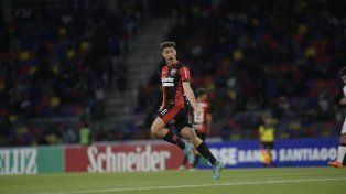 El volante anotó un gol para Newells ante Central Córdoba en 2022.