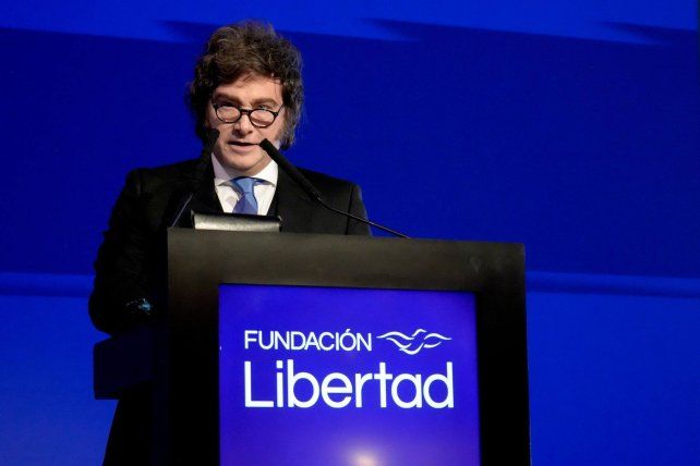 El presidente Javier Milei, de La Libertad Avanza.