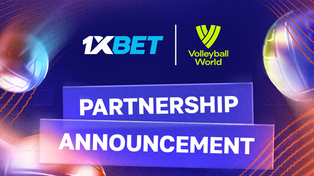1xBet is global betting partner of Volleyball World