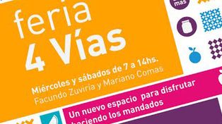 Inauguran este sábado la renovada Feria de las 4 Vías