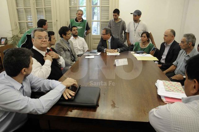 En el Ministerio. Funcionarios provinciales