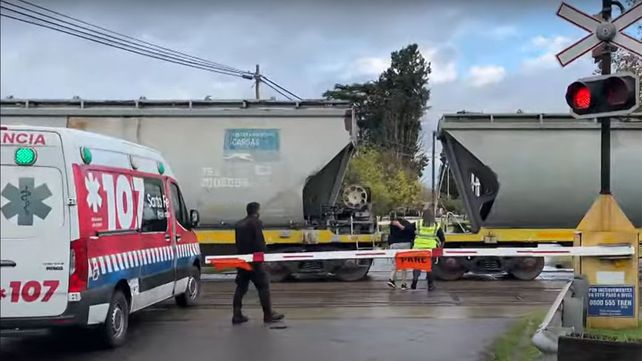 Accidente en Granadero Baigorria. Un tren embistió a una mujer