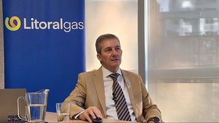 Daniel Molinari, gerente de Asuntos Regulatorios y apoderado de Litoral Gas, brindó los detalles en la audiencia pública.