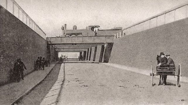 El pasaje que posibilitó esquivar los trenes que llegaban y se iban de Rosario.&nbsp;
