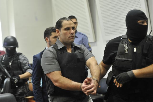 Diego Panadero Ochoa rumbo a una audiencia judicial. Cumple condena en la cárcel de Piñero.