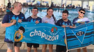 Echagüe dijo presente en una nueva fecha de la Liga Argentina de Natación Paralímpica