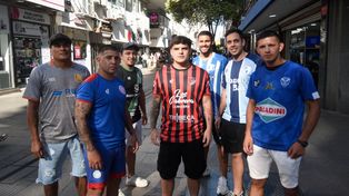 Los jugadores de la Rosarina, siempre presentes en la convocatoria de La Capital: Botafogo, Club Gran Rosario, &nbsp;Unión de Alvarez, 1º de Mayo, Banco y VGG. También Aguirre.