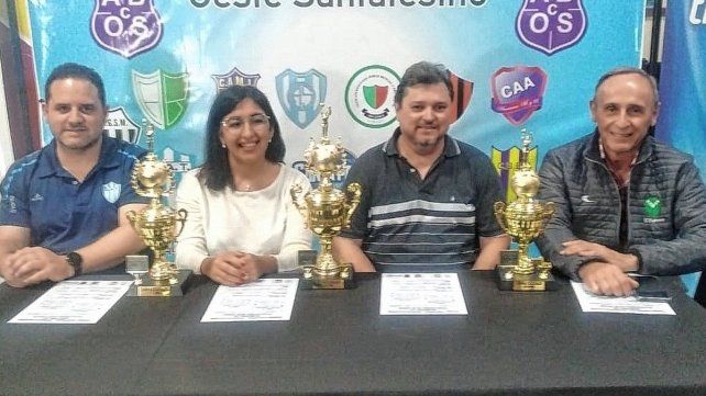 Las autoridades del Oeste Santafesino presentaron el Interasociaciones U15 que se jugará en El Trébol.