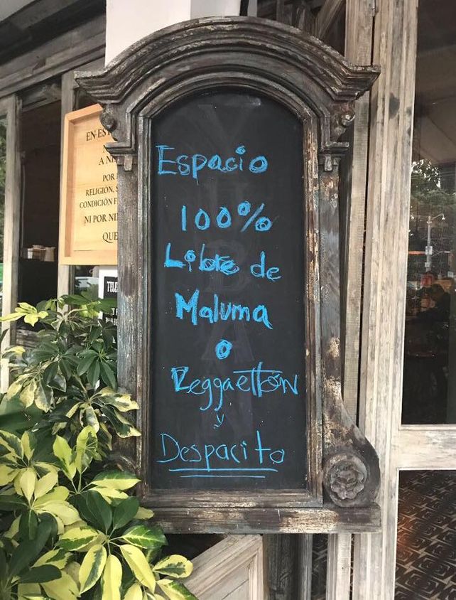 Un restaurante tomó la decisión de no pasar Despacito y se volvió viral