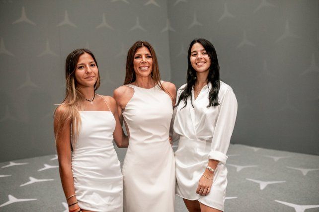 Isabella Rossetti, Mariela Spoto y Chiara Rossetti.