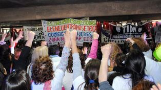 El tema femicidio atravesó el Encuentro Nacional de mujeres, sacudido por los crímenes en Mar del Plata