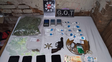 Megaoperativo antidrogas en Esperanza: diez aprehendidos y secuestro de cocaína, marihuana y armas