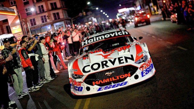 Mariano Werner fue el gran protagonista en la presentación del TC en Posadas.