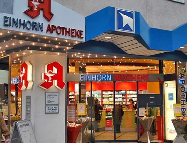 La farmacia de la localidad de Darmstadt