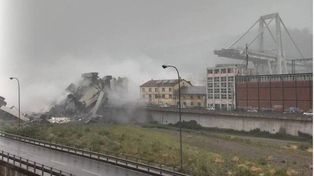 Génova: al menos 31 muertos al derrumbarse un puente
