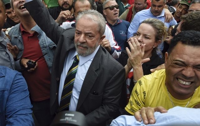 tocado. El ex presidente Lula &nbsp;ante el tribunal federal de Curitiba.