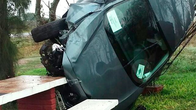 Transportaban órganos para un trasplante y despistaron en ruta nacional 18