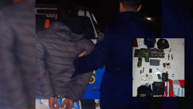 Paraná: lo siguieron tras verlo escapar, se ocultó en una vivienda y fue detenido