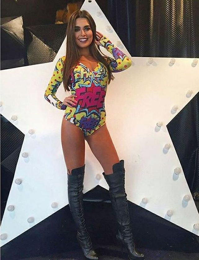 Estefanía Bernal, la bella bailarina del staff de Tinelli,  ganó el concurso Miss Universo Argentina