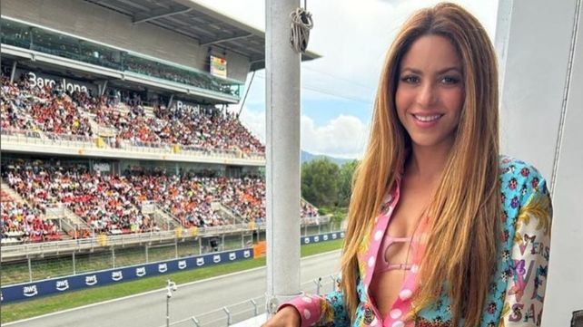 Shakira estuvo presente en algunos GP de la Fórmula 1 para ver a Lewis Hamilton. 
