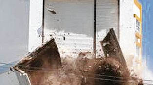 Villa Gesell: cayeron tres balcones y no hay heridos