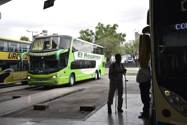 La actividad en la terminal rosarina se iba normalizando.&nbsp;