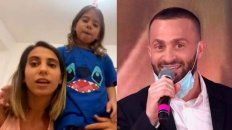 Cinthia con una de sus tres hijas y el empresario rosarino Martín Baclini. Cinthia con una de sus tres hijas y el empresario rosarino Martín Baclini.