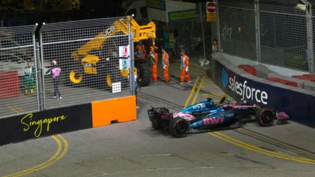 El momento de la discordia. El Alpine de Pierre Gasly
