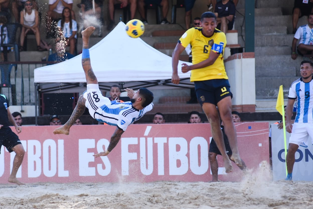 Argentina derrotó 5 a 4 a Ecuador en el tiempo extra en la Copa&nbsp;