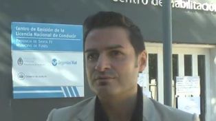 El juez de Faltas de Funes, Luciano Caparroz, fue embestido por una moto y fue internado en el Heca, donde lo halaron sus familiares.