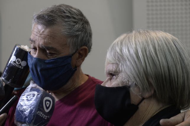 El matrimonio Perassi, tras el fallo que ratificó las condenas.