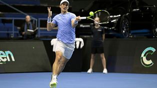 Facundo Bagnis jugó este año la serie de Copa Davis frente a Finlandia.