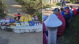 Concordia: Hinchas de Nacional robaron papitas y alfajores de una estación y fueron detenidos