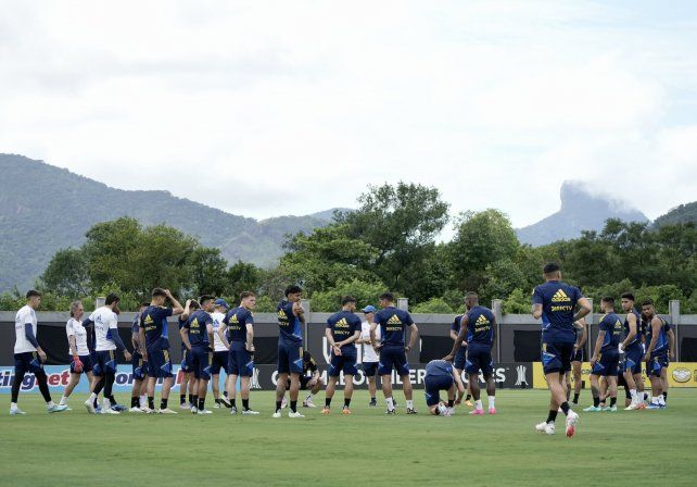 Boca Juniors concretó hoy su primera práctica en Río de Janeiro