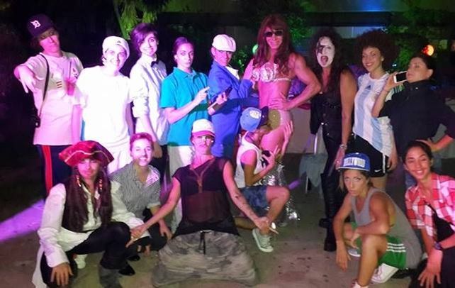 Flavio Mendoza festejó su cumpleaños vestido de mujer