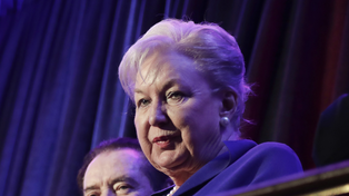Maryanne Trump Barry durante la noche de la victoria electoral de Donald, el 9 de noviembre de 2016.