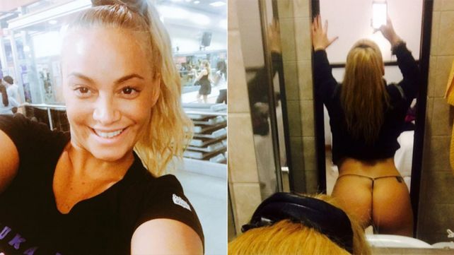 María Eugenia Ritó y una selfie ultra picante mostrando su cola