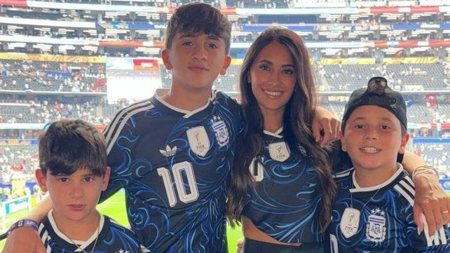 El mensaje de Antonela Roccuzzo para Messi tras la victoria de Argentina ante Austria