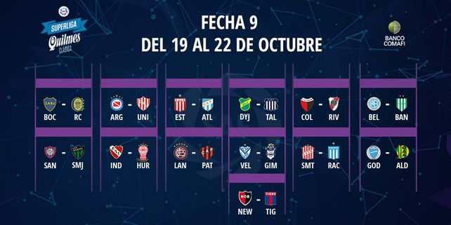 El programa completo de la Superliga 2018/19