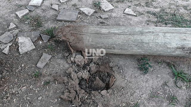 Una desgracia con fortuna. Lo que ocurrió en calle Francia al 3.100 cuando un mujer ingresaba al auto con su pequeña hija. Pude ser una tragedia.