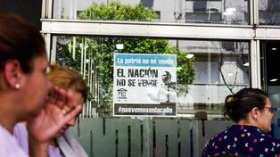 Trabajadores del Banco Nación intentaron resistir la privatización apenas asumió Milei