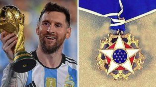 Lionel Messi recibirá la Medalla Presidencial de la Libertad del Presidente Joe Biden.