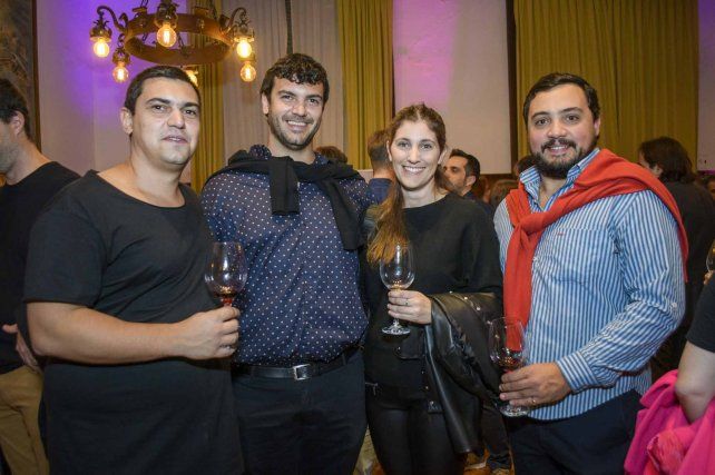 Gonzalo y Federico Calio, Micaela Otal y Jesús Broglia