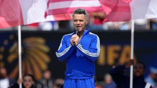 Robbie Williams aclaró que no consumió cocaína durante la final del Mundial