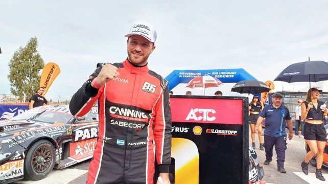 Agustín Canapino largará primero en Neuquén.