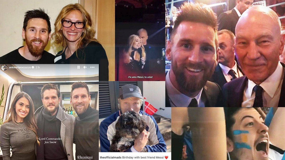 Famosos celebraron el pase de Argentina a la final
