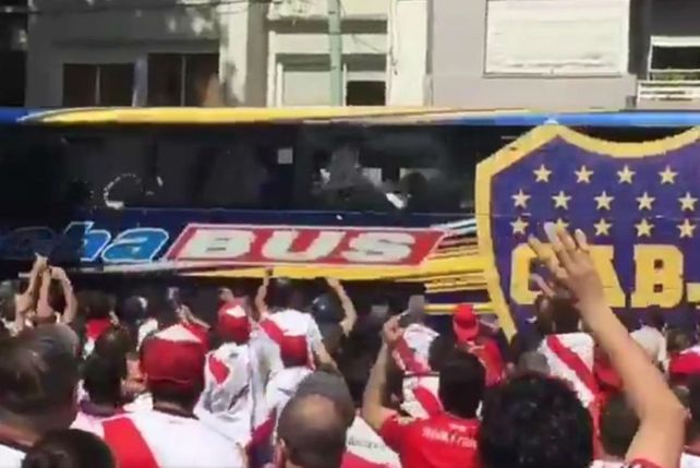 Momento clave. A cuatro cuadras del estadio