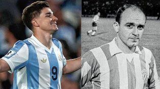 El periodista Enrique Macaya Márquez comparó a Julián Álvarez con el mítico Alfredo Di Stéfano.