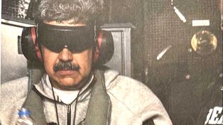 Donald Trump publicó la primera foto de Nicolás Maduro detenido